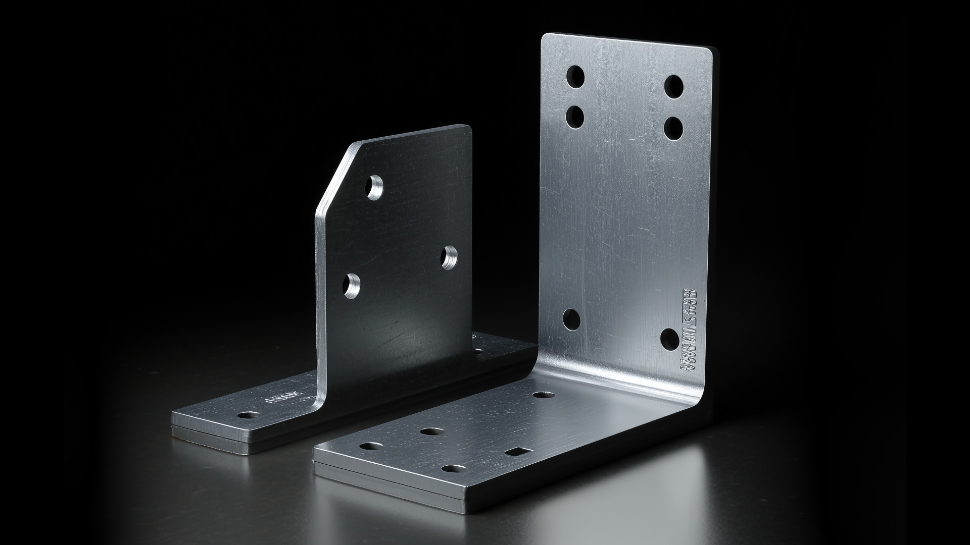 CAD sheet-metal component shown beside its flat pattern